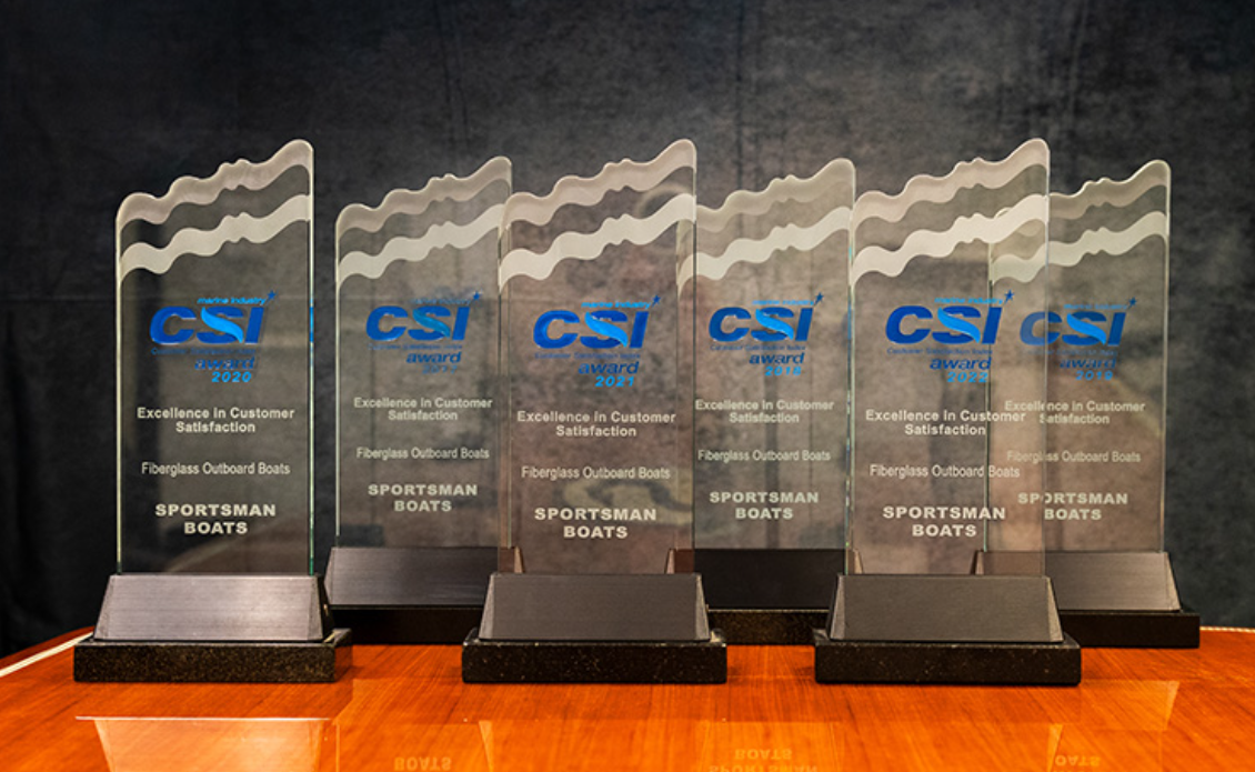 SPORTSMAN BOATS WINS NMMA'S 2023 CUSTOMER SATISFACTION INDEX AWARD