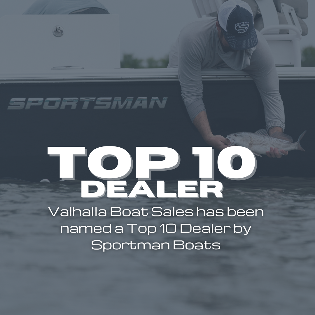 Valhalla Boat Sales awarded as Top 10 Dealer by Sportsman Boats