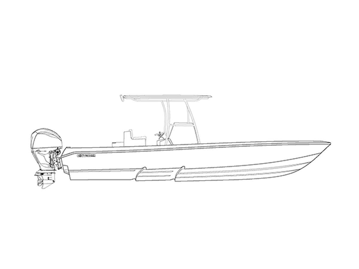 Contender 29 Bay profile