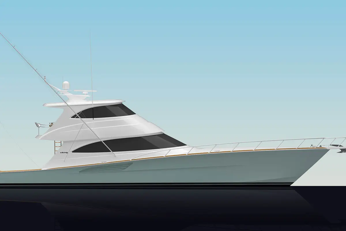 Viking Yachts 74 Enclosed Bridge