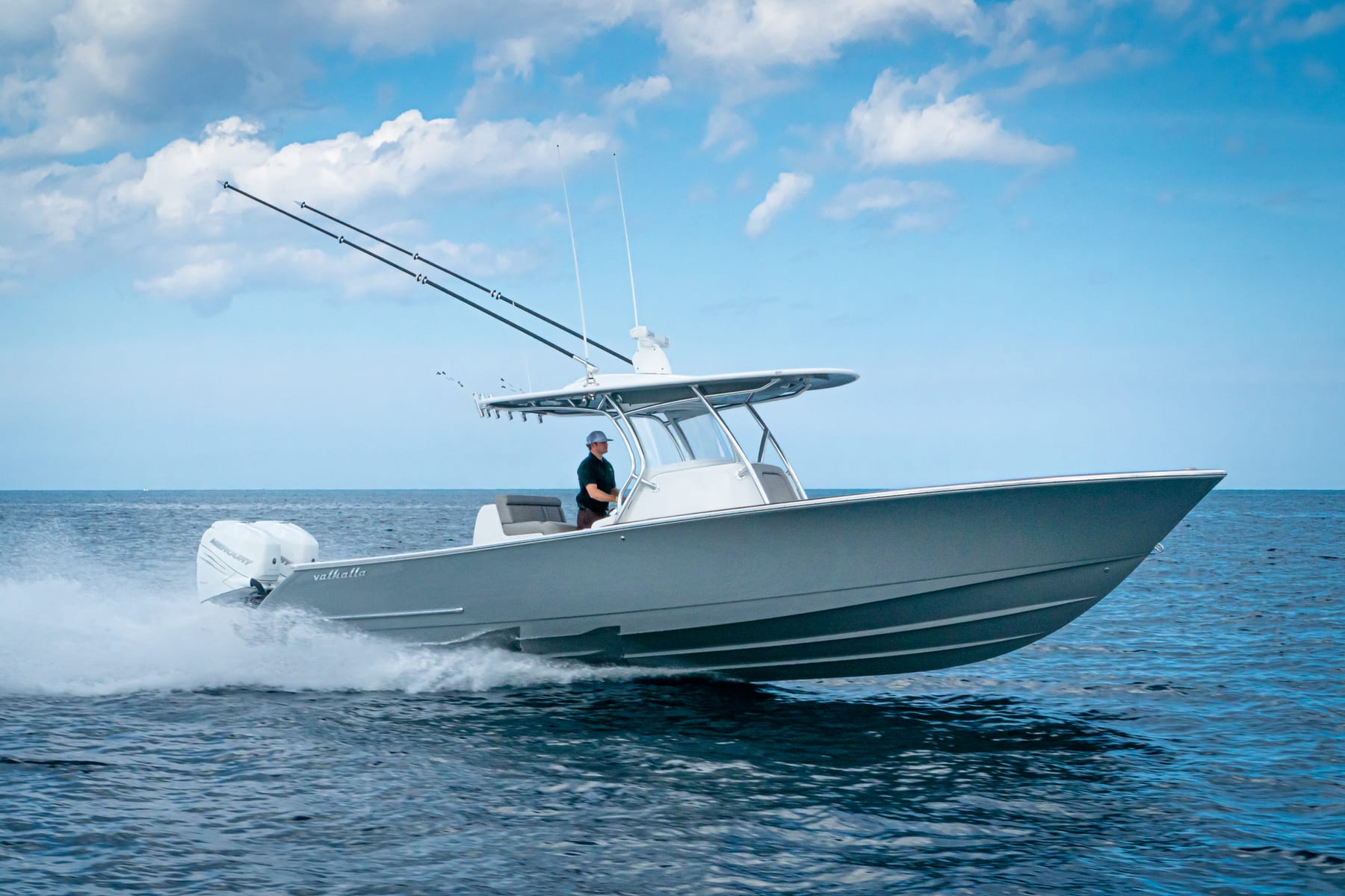 Valhalla center console at speed